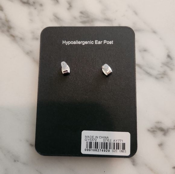 J. Crew Silver Hoop Earrings - Picture 3 of 4